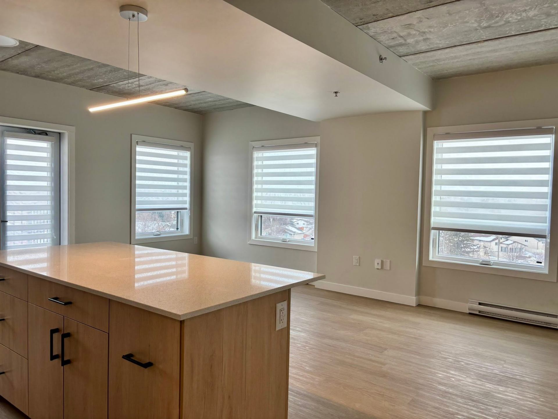 Loft Kitchen · Zebra Sheers