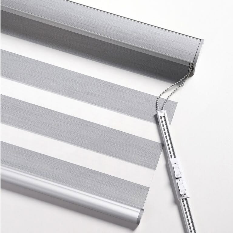 Fabric Detail · Silver Zebra